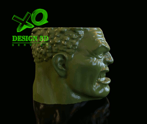 STL file hulk FLOWERPOT 🏛️・3D printable model to download・Cults